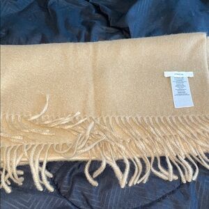 Vince Camel Fringe Wrap
